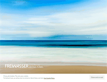 Tablet Screenshot of freiwasser.com